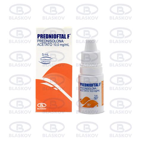 PREDNIOFTAL F Prednisolona Acetato 10mg ML Laboratorio Blaskov