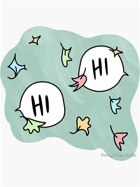 Heartstopper Speech Bubbles Sticker Sold By Coral Harrier SKU