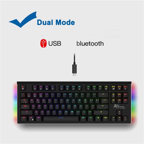 Royal Kludge G Clavier De Jeu M Canique Touches Bluetooth Sans