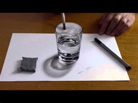 Zeichnen In D Glas Wasser Speed Drawing Youtube D Zeichnen D