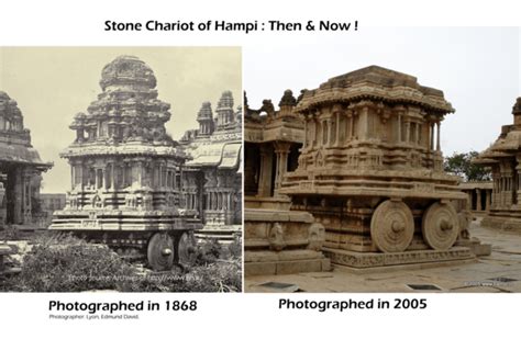 Stone Chariot Hampi Karnataka The Heritage Art