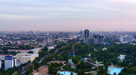 Uzbekistan Tashkent September Top View From The Observation