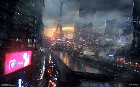 21 Visions Artistiques Des Villes Du Futur Art Cyberpunk Ville