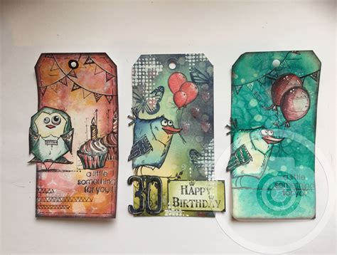 Tags Crazy Bird Tim Holtz By Anja Waage Tim Holtz Crazy Birds Cards