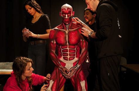 Students Learn Anatomy By Painting A Live Body