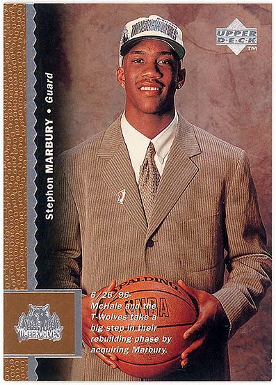 Timberwolves Stephon Marbury Upper Deck Rc Upper