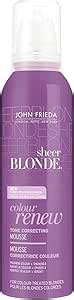 John Frieda Sheer Blonde Colour Renew Tone Correcting Mousse Amazon Co Uk Beauty