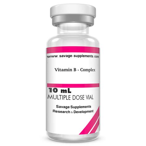 Vitamin B-Complex 10ml multidose vial – Savage Supplements