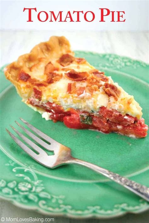 Tomato Pie Recipe Moms Delicious Baking