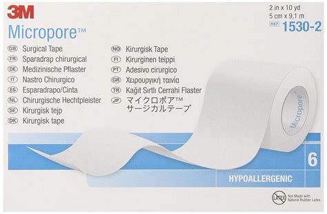 6 Pack 3m 1530 2 Micropore Paper Medical Tape 2 In Box Of 6