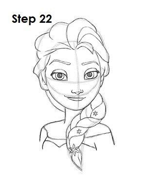 Elsa Drawing Easy Step By Step Hip Binnacle Photographic Exhibit