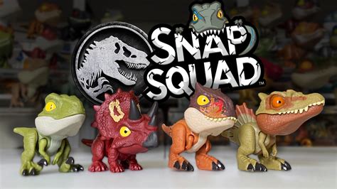 Complete Collection Mattel Snap Squad Series Collect Jurassic