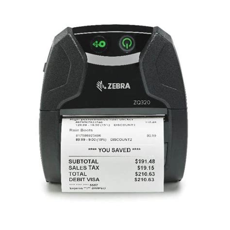 Zebra Zq Direct Thermal Label Printer Zq A E Te Printer Base