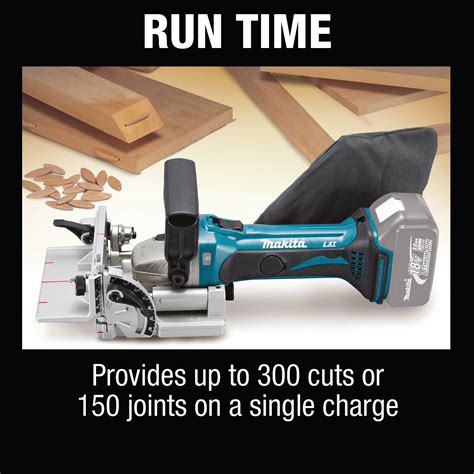Makita DPJ180Z: Cordless Plate Jointer, 18V, 100mm, Cut Depth 20mm