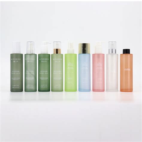 Glass Pump Lotion Bottle For Luxury Glass Cosmetic Containers