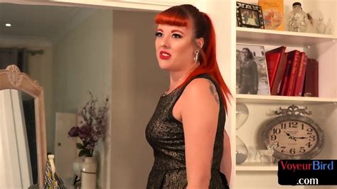 Ginger Smalltitted Nympho MILF Seduces Perverted Fucker