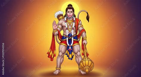 lord hanuman ji  hd desktop wallpaper hanuman ji divine animated