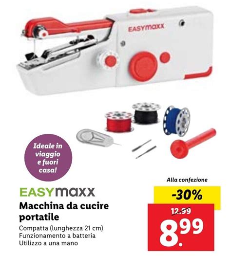 Easymaxx Macchina Da Cucire Portatile Offerta Di Lidl