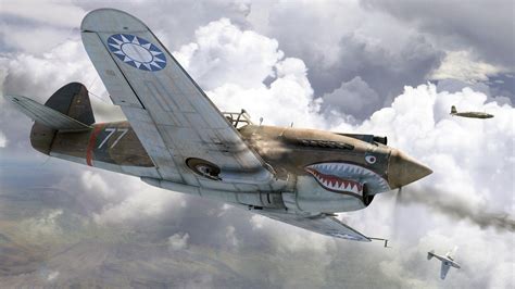 デスクトップ壁紙 第二次世界大戦 戦争 飛行機 航空機 Curtiss P 40 Warhawk 1920x1080 Lanweishi123 2161093