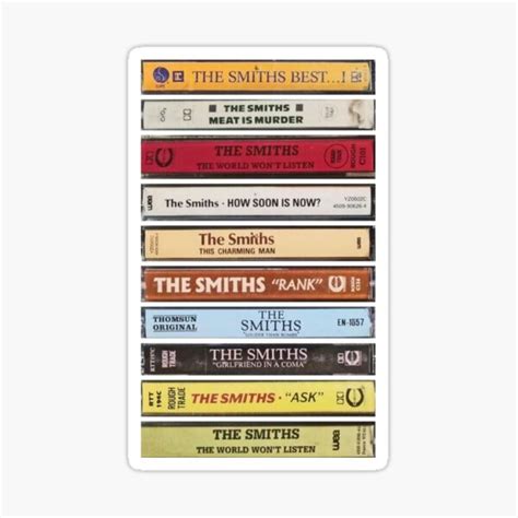 "Fan Art The smiths" Sticker by Bubbletea spoon | Redbubble