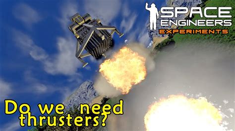 Space Engineers Experiments Going To Space Without Thrusters YouTube