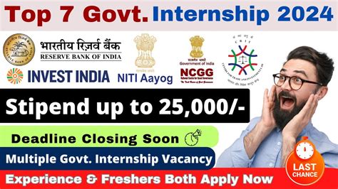 Top Govt Internships With Stipend Up To Rs Rbi