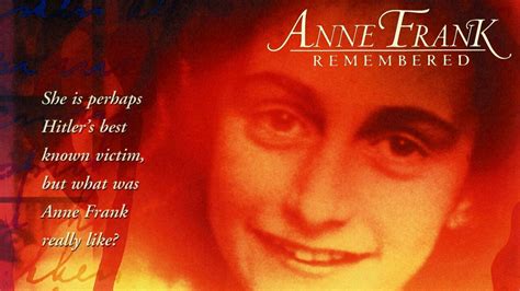 Anne Frank Remembered - Documentary - Where To Watch