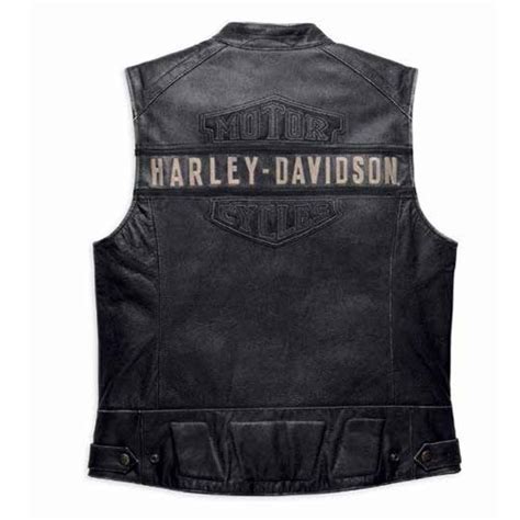 Harley Davidson Gilet Harley Davidson Homme Passing Link Cuir