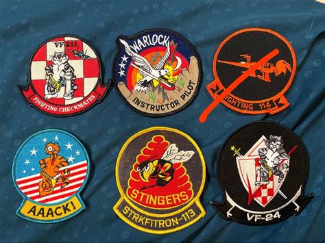 Top gun Airforce Army Patches, Hobbies & Toys, Memorabilia ...