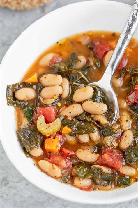 Tuscan White Bean Soup Delish Knowledge