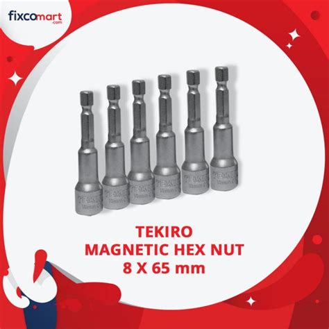 Tekiro Magnetic Hex Nut 8 X 65 Mm Mata Sock Kunci Baut Roofing