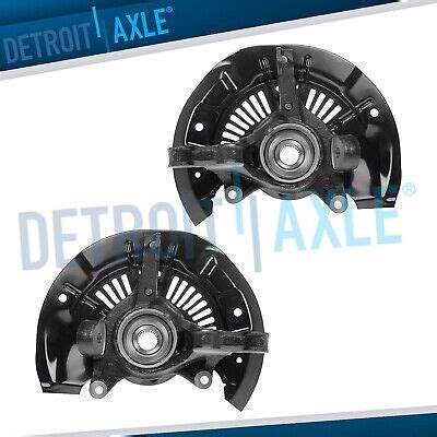 Awd Pair Front Steering Knuckles Wheel Hub Bearings For