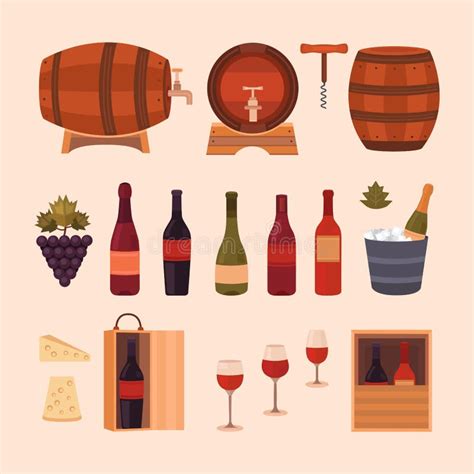 Wine Design Elements Stock Illustration Illustration Of Glass 78824258