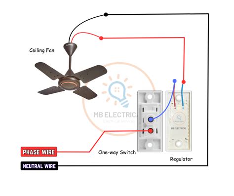 Ceiling Fan Regulator Connection Wiring Diagram