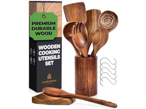 The 10 Best Wood Cooking Utensil Sets Of 2024 Reviews Findthisbest