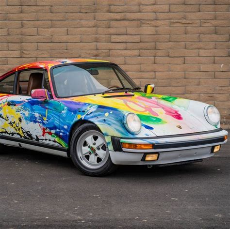 Abstract Porsche 911 Art Car Comes up for Auction