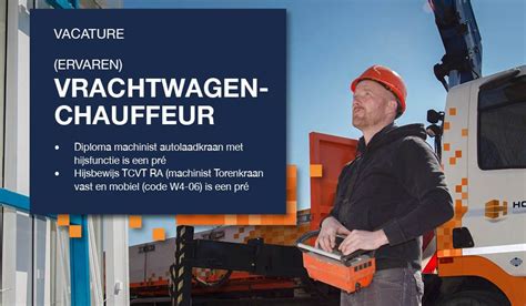 Vacature Vrachtwagenchauffeur