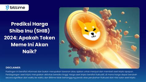 Prediksi Harga Shiba Inu Shib Apakah Token Meme Ini Akan Naik