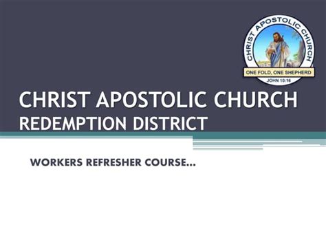 Christ Apostolic Churchpptx