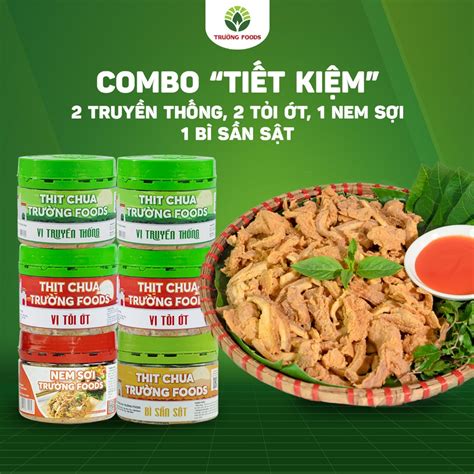 combo  thit chua truong foods  truyen thong  toi ot  nem soi
