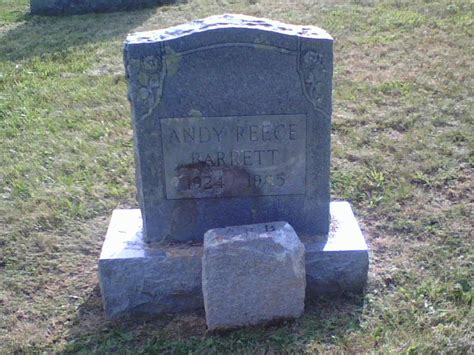 Andy Reece Barrett Find A Grave Memorial