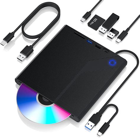 Unidad Externa De Cddvd Para Laptop Reproductor Usb 30 5