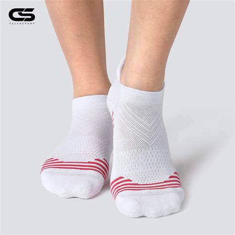 Cs Celersport Womens Celersport Ankle Athletic Running Socks Low Cut Tab Colorful Socks Medium