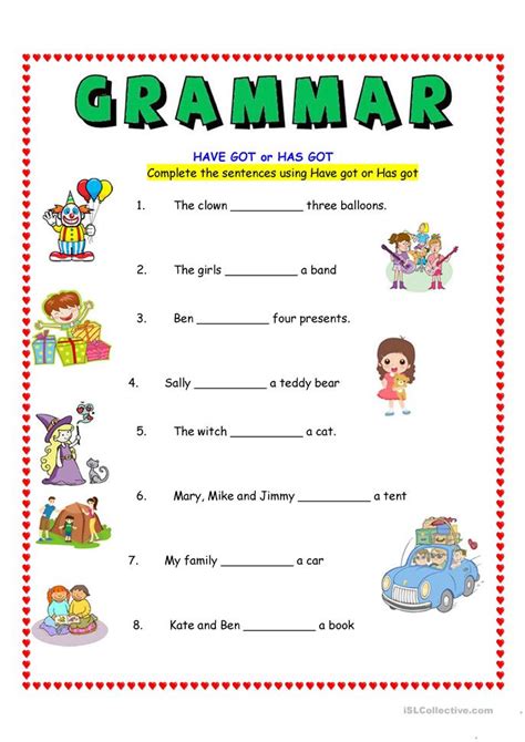 Have Got Or Has Got Worksheet Free ESL Printable Worksheets Made By