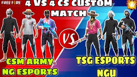 Csm Army Ng 😱 Vs Ankush Ff Tsg Guild 🏆 Most Intense Clash Squad