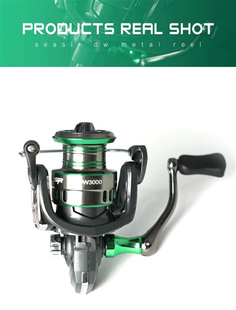 Seasir DW Fishing Reel 1000 7000 Max Drag 15kg 14 1 BB All Metal