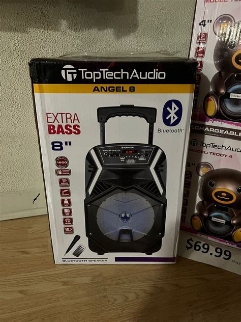 Bluetooth Speaker Toptech Audio Brand New Techstreetusa