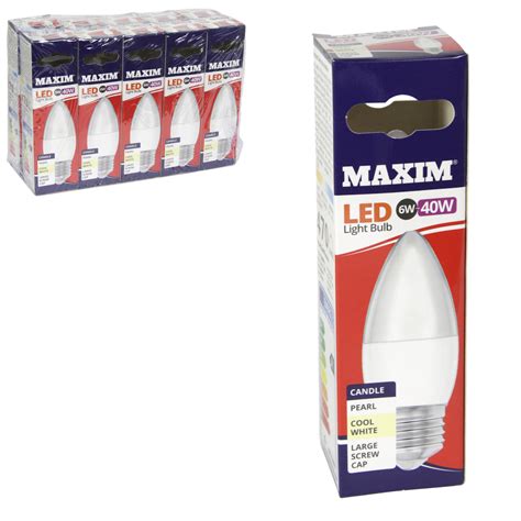 Hardware Electrical X Maxim W W Candle Led Light Bulb