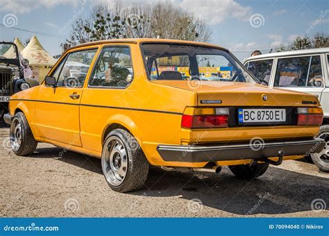 Lviv Ukraine April 2016 Luxury Old Vintage Retro Car Volkswagen