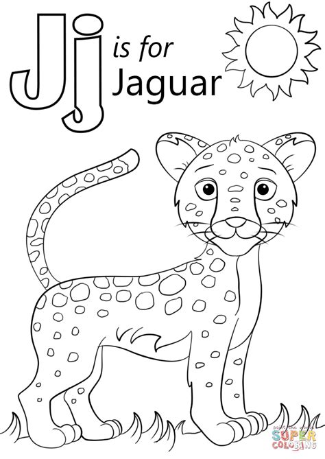 Letter j coloring pages for preschool | Bound